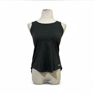 NWOT Women's gray Sleeveless, open back Top